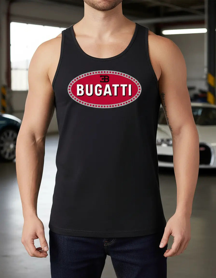 Playera Sin Mangas Bugatti Automovilismo Vehículo Coche