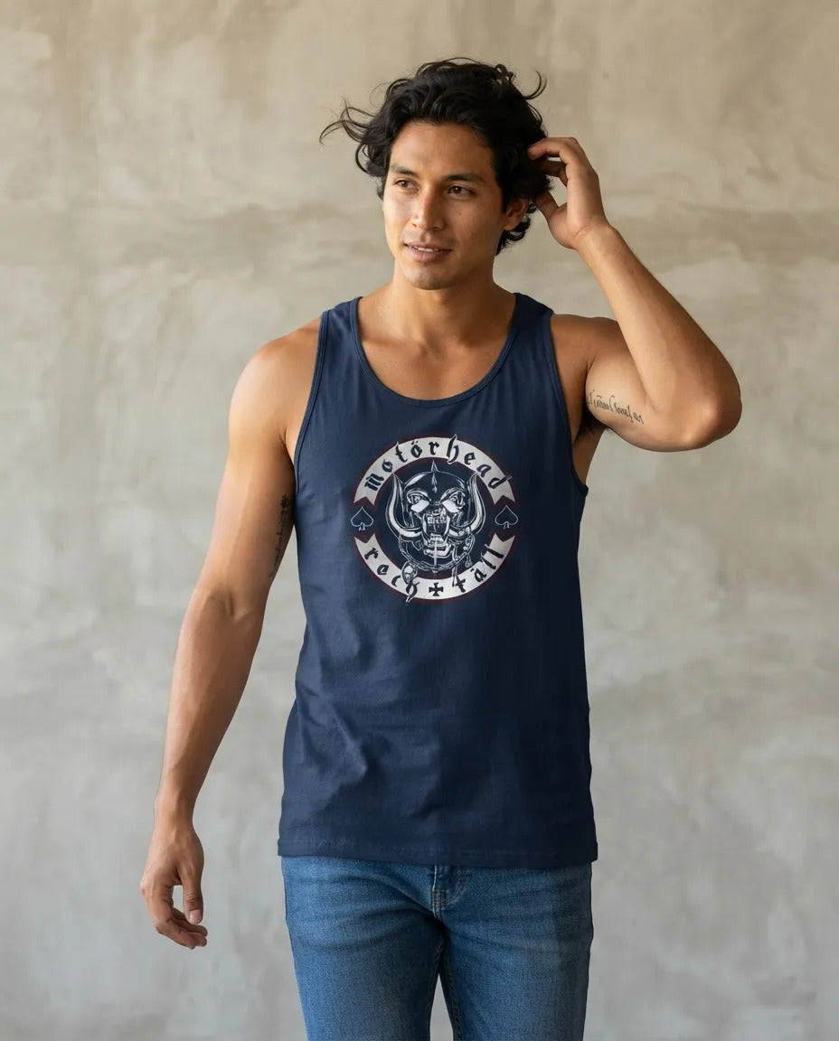 Playera Sin Mangas Motorhead Música Rock Heavy Metal