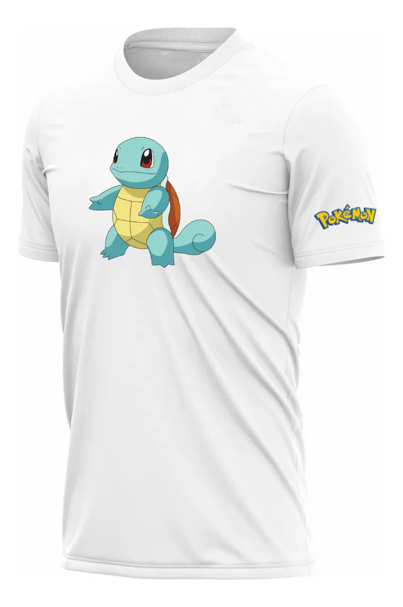 Playera Deportiva Squirtle Charmander Bulbasaur Pokémon