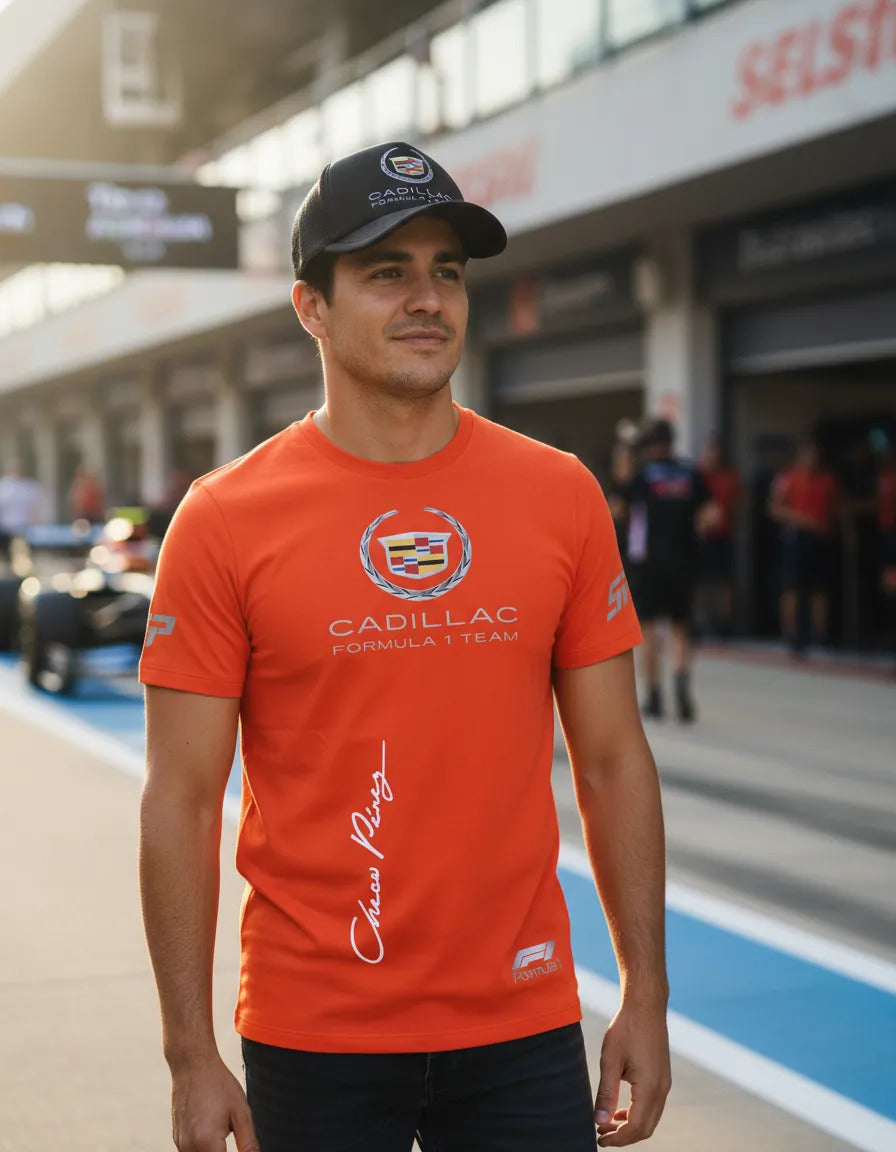 Playera Y Gorra Cadillac Formula 1 Team F1 Automovilismo