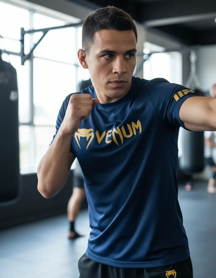 Playera Deportiva Venum Ufc Classic Mma Box Muay Thai Kb Bjj
