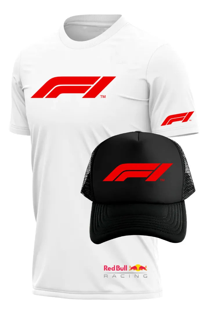 Playera Y Gorra Formula 1 F1 Red Bull Racing Autos