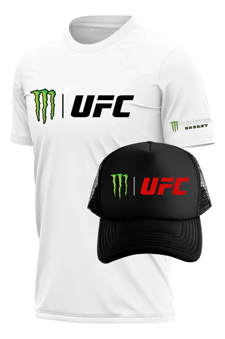 Playera Y Gorra Monster X Ufc