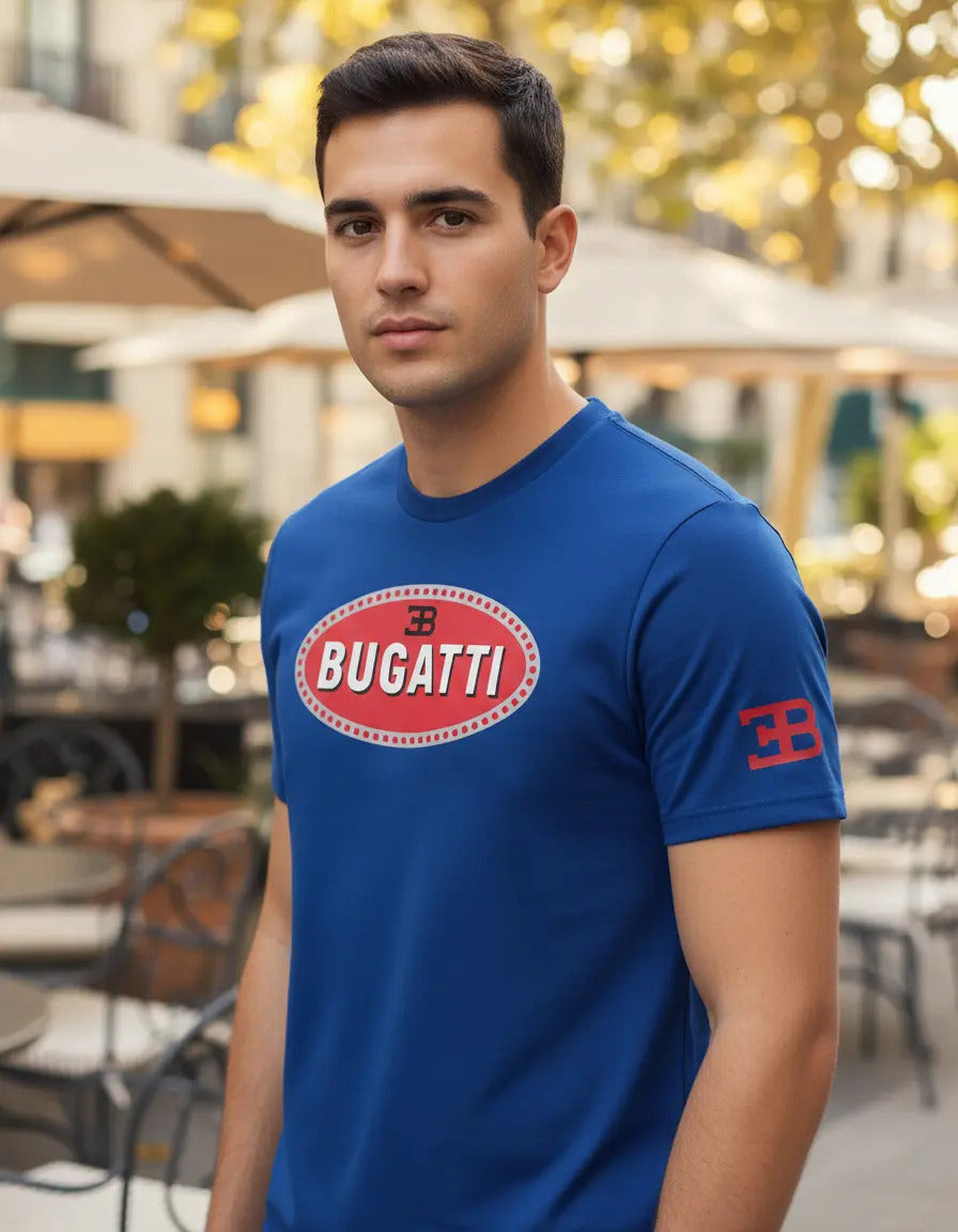 Playera Bugatti Automovilismo Vehículo Coche