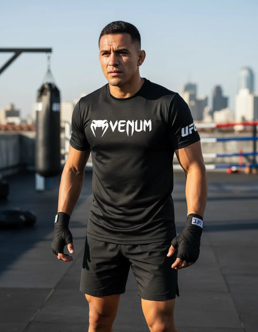 Playera Deportiva Venum Ufc Classic Mma Box Muay Thai Kb Bjj