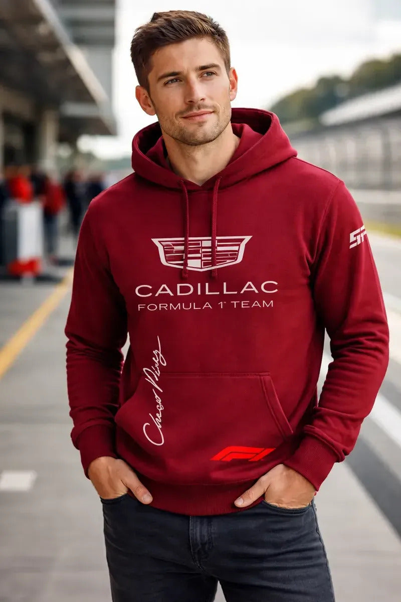 Pack Playera Sudadera Gorra Mochila Cadillac Formula 1 Team