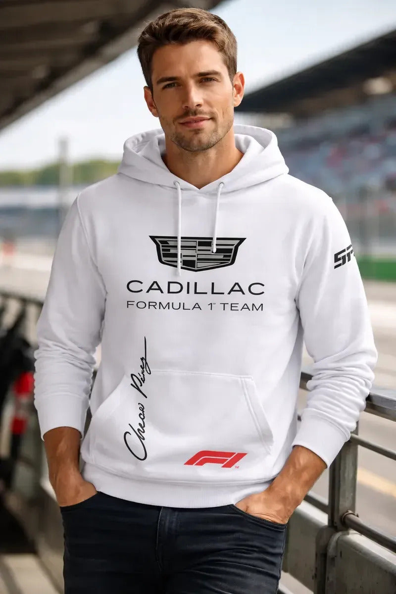 Pack Playera Sudadera Gorra Mochila Cadillac Formula 1 Team