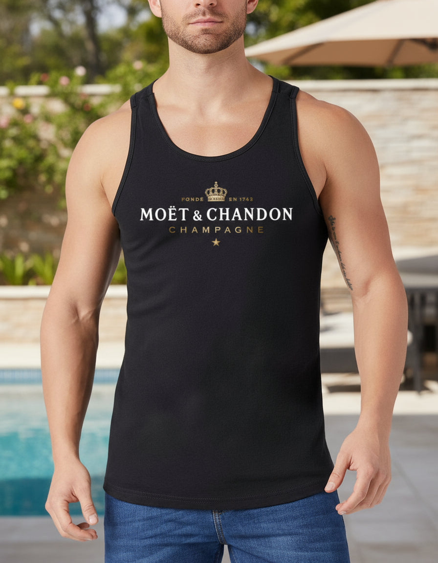 Playera Sin Mangas Moët & Chandon Champagne Bebida Elegante