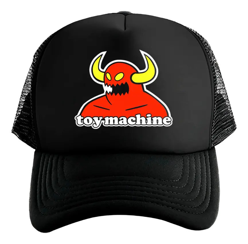 Gorra Toy Machine Skate Board Negro Ajustable Toy