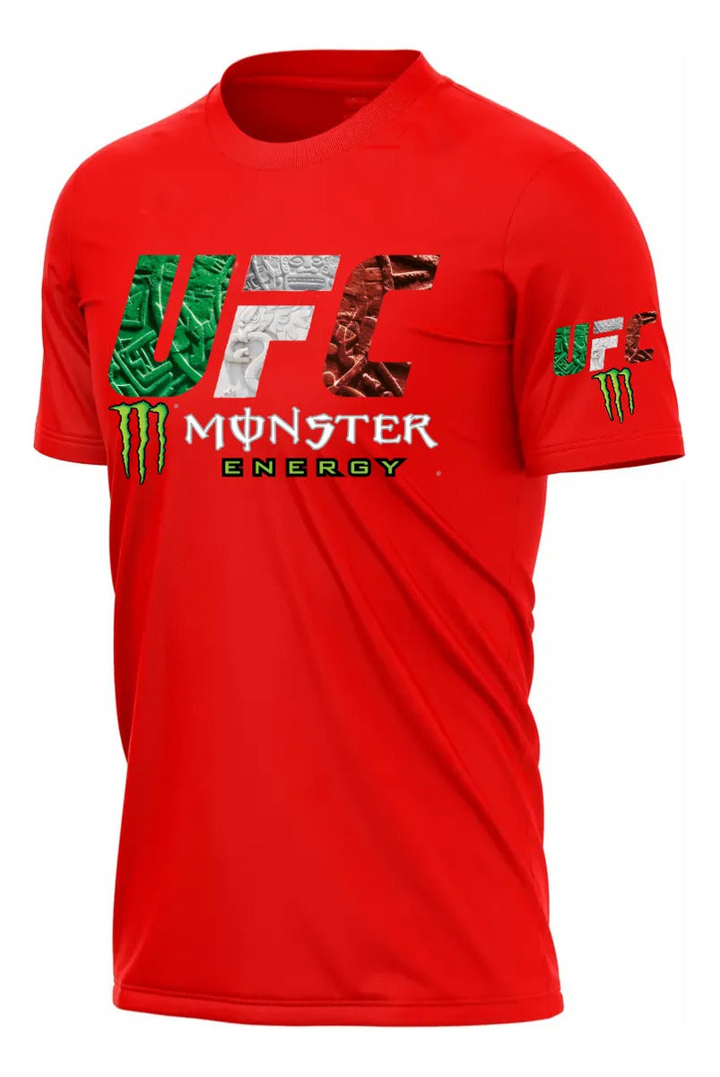 Playera Ufc Monster Energ Mma Box Muay Thai Bjj Kick Boxing