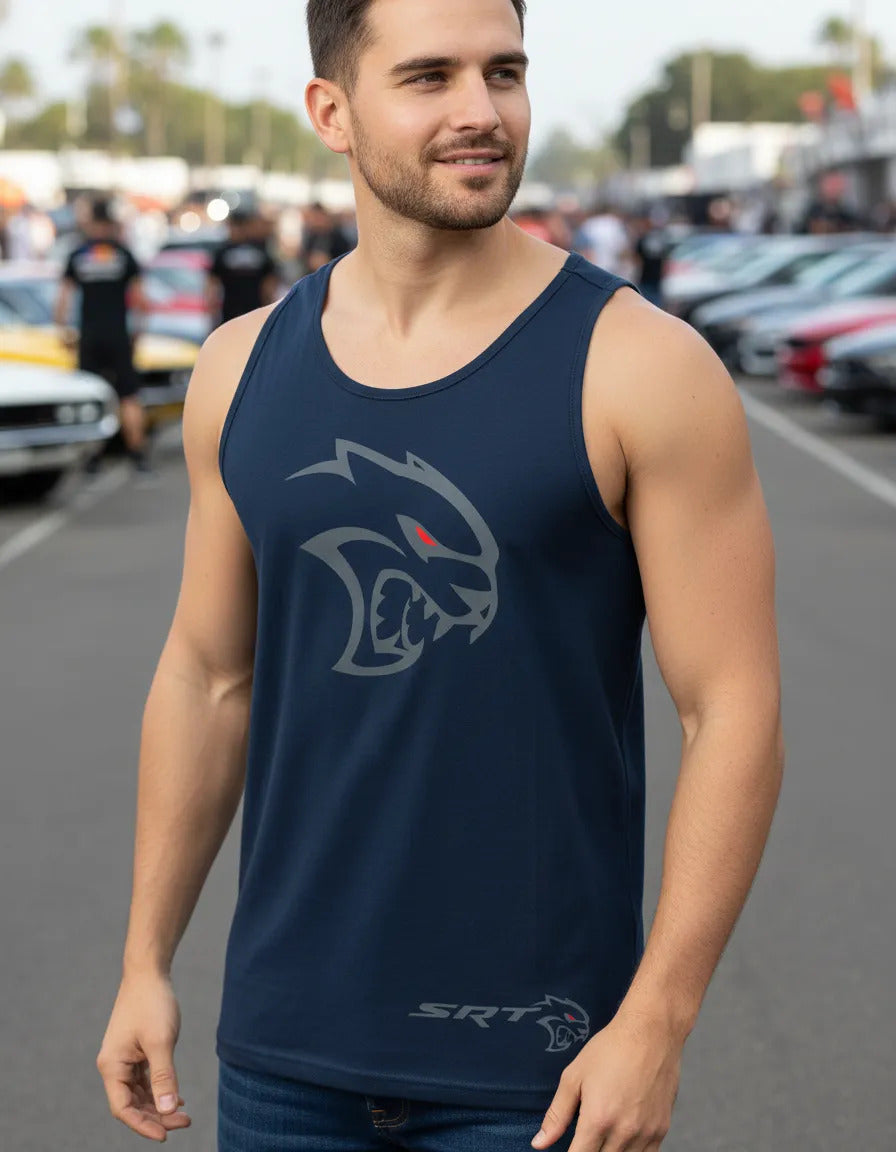 Playera Sin Mangas Hellcat Srt Dodge Charger Automovilismo