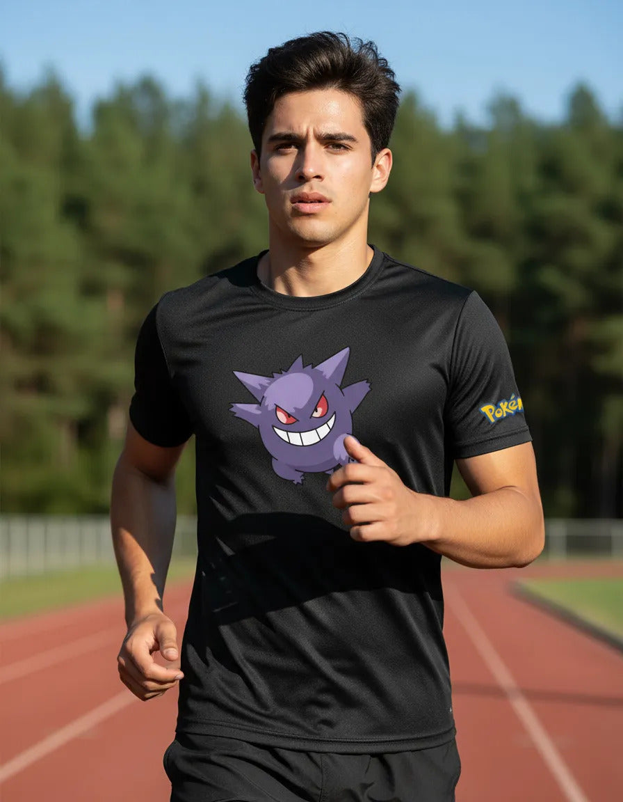 Playera Deportiva Pokémon Gengar Pikachu Charmander Squirtle