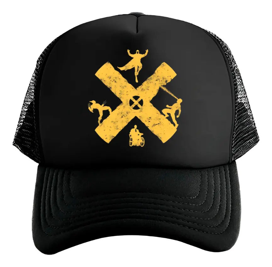 Gorra Xmen Marvel Cómics Negro Ajustable Xmen