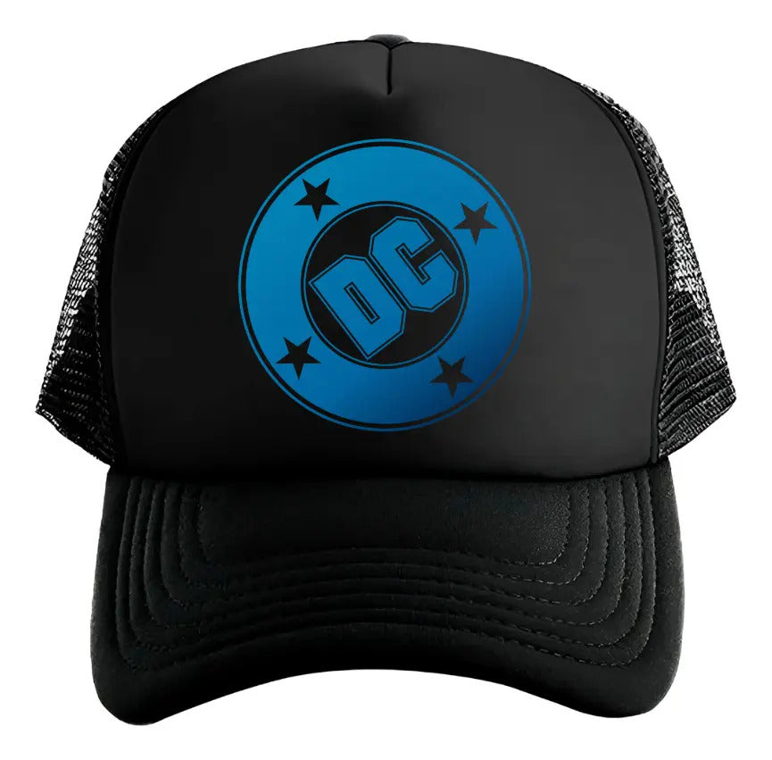 Gorra Dc Comics Superman Batman Linterna Verde Flash Ciborg Negro Ajustable Dc