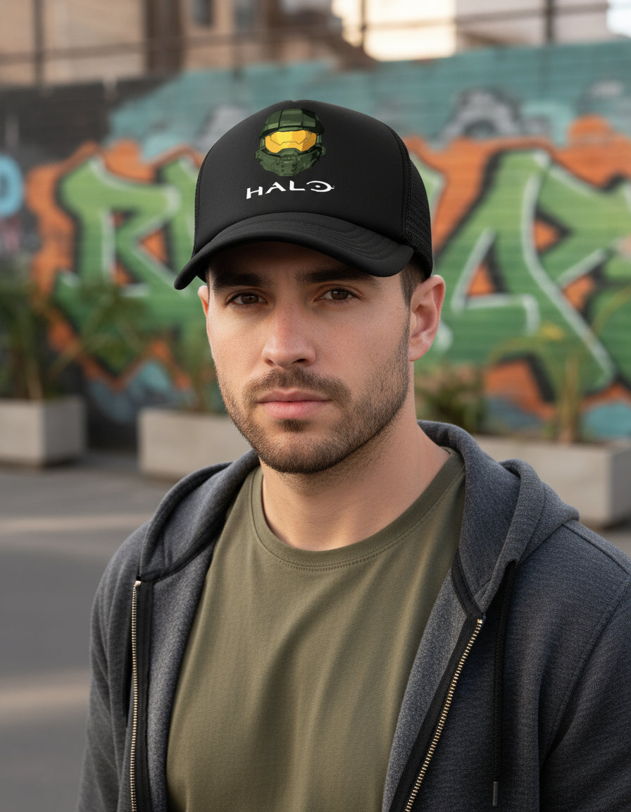 Gorra Halo Master Chief Videojuegos Gamer Xbox Pc Streaming