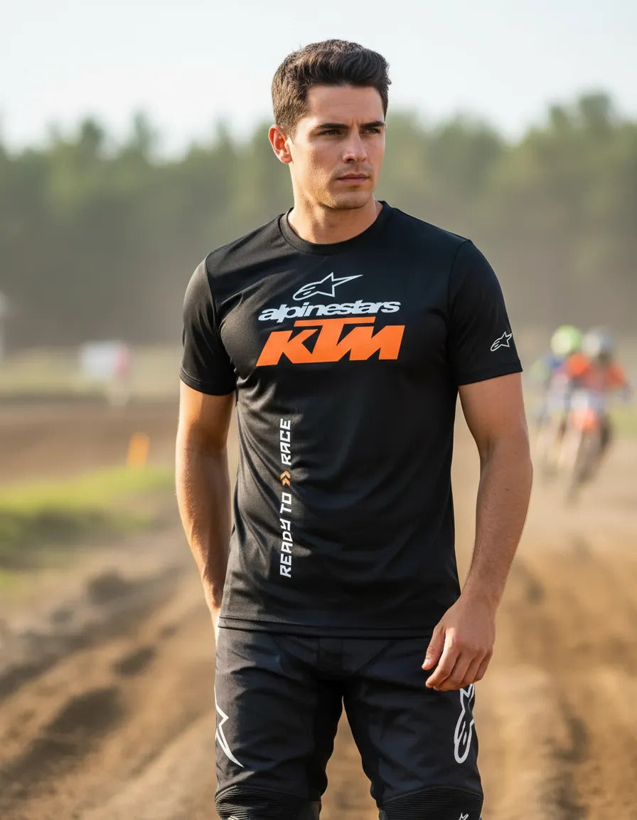 Playera Dry Fit Alpinestars Ktm Deportiva