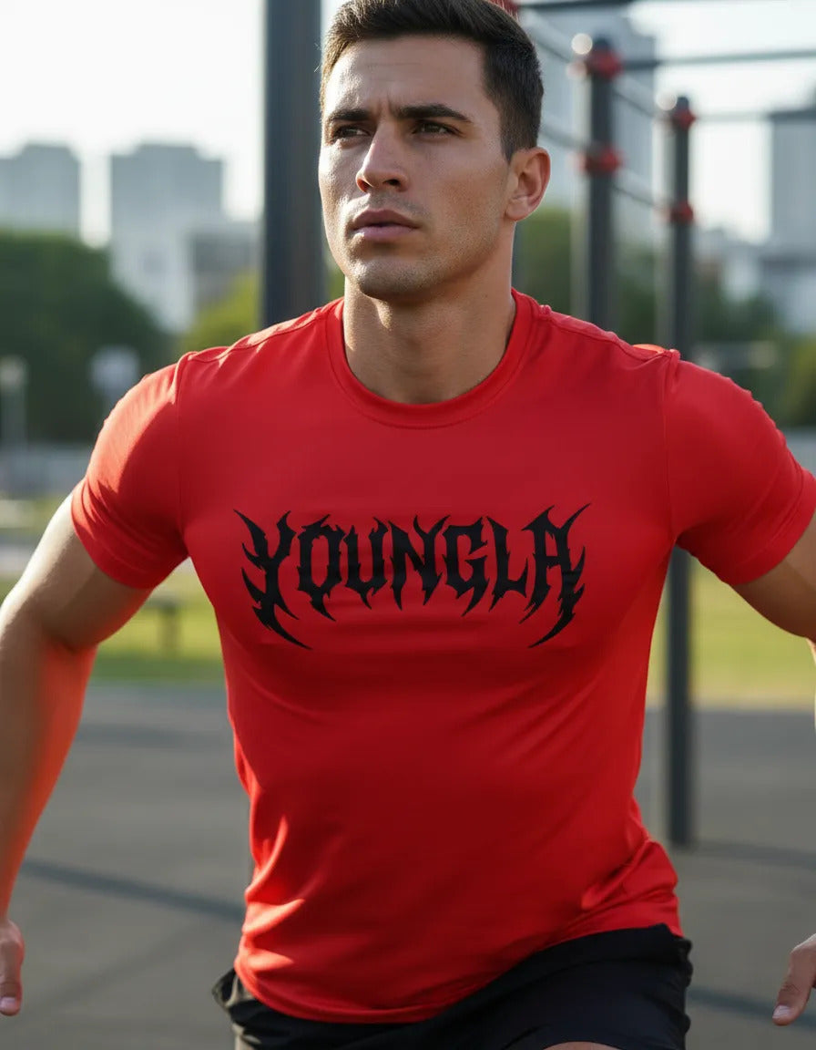 Playera Deportiva Youngla Entrenamiento Fitness Gym Running