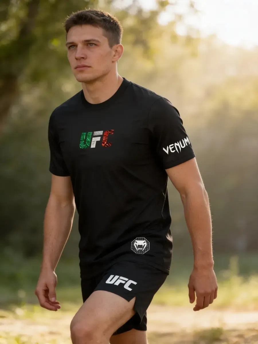 Playera Y Gorra Ufc Venum Octa Mma Box Muay Thai Kick Bjj Kb