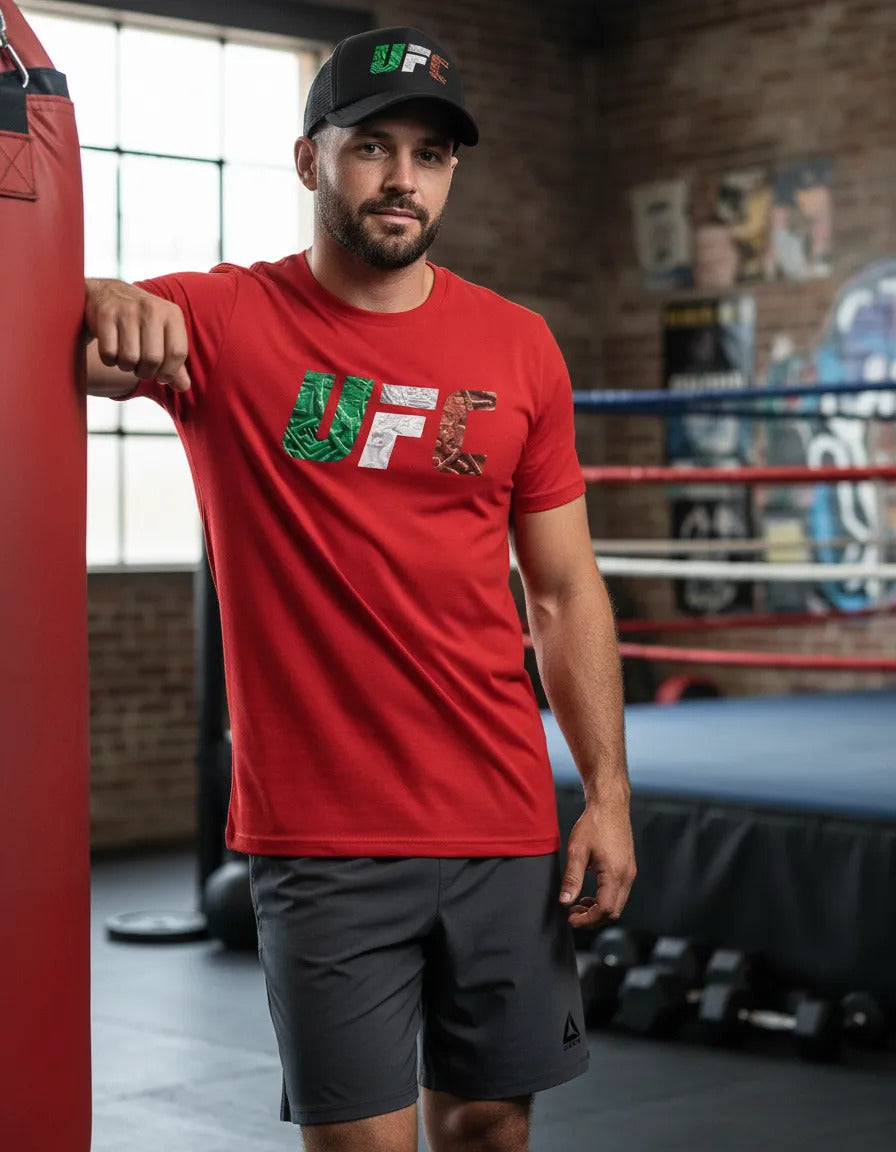 Playera Y Gorra Ufc Ultimate Fighter Championship Mma Box Jj