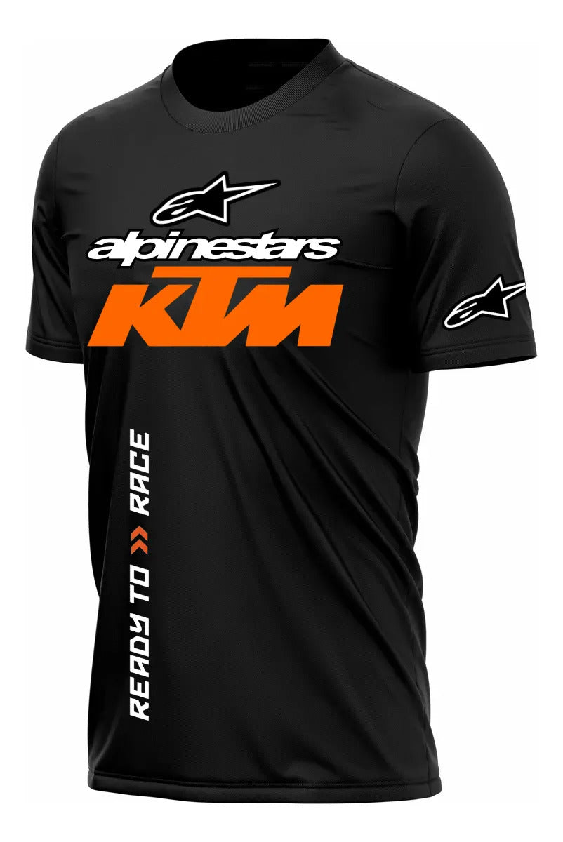 Playera Deportiva Alpinestars Ktm Negro Logo Xg