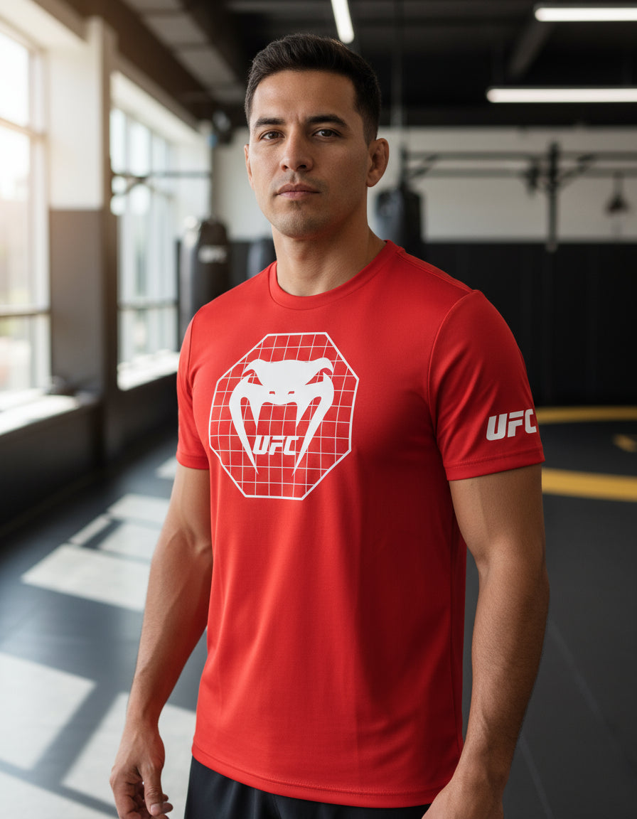 Playera Algodón Venum Ufc Octa Mma Box Muay Thai Kick Boxing