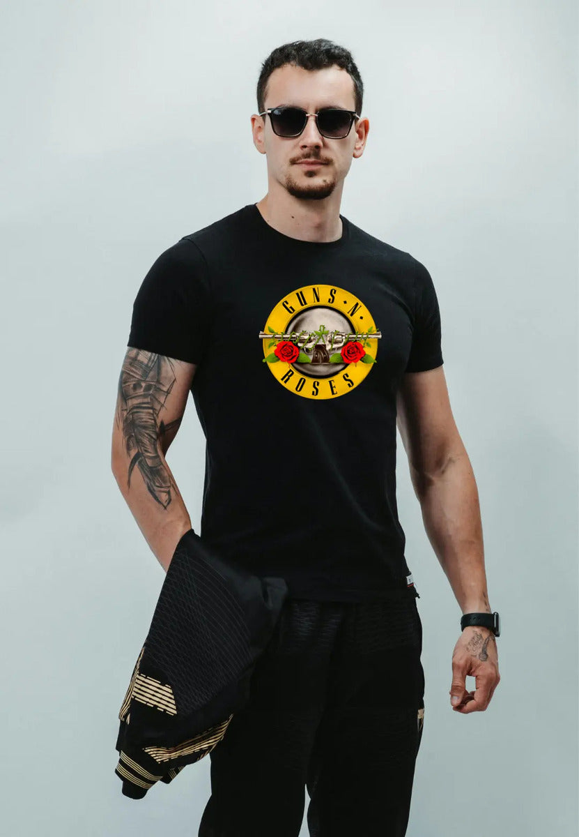 Playera Guns & Roses Música Rock Slash Guitarra Axel Rose