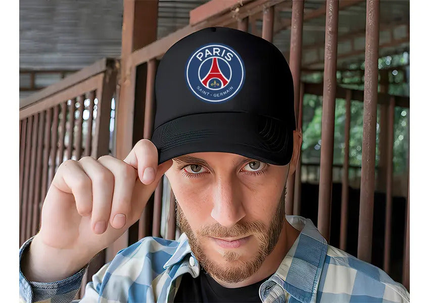 Gorra Paris Saint Germain Fútbol Fifa Uefa Champions League Negro Ajustable París