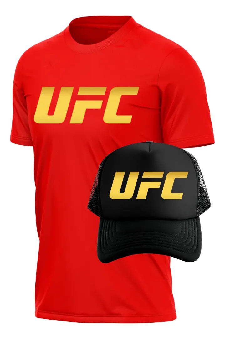Playera Y Gorra Ufc Ultimate Fighter Championship Mma Box Jj