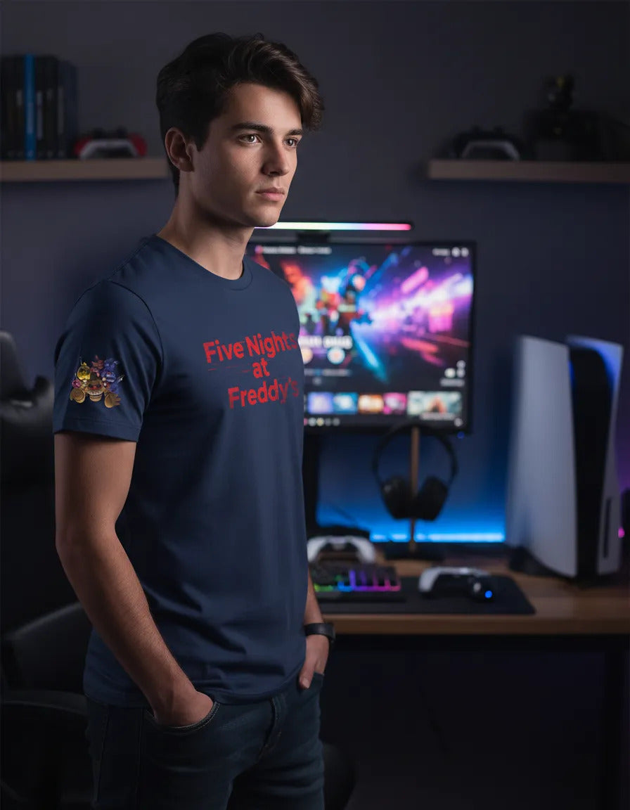 Playera Five Nights At Freddy's Gamer Streaming Ps5 Pc
