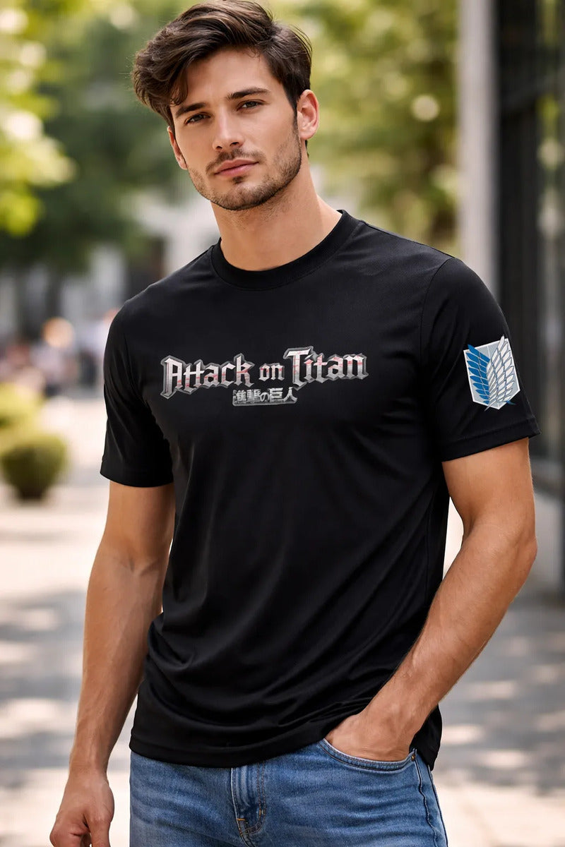 Playera Attack On Tittan Shingeki No Kyojin Eren Levi Anime