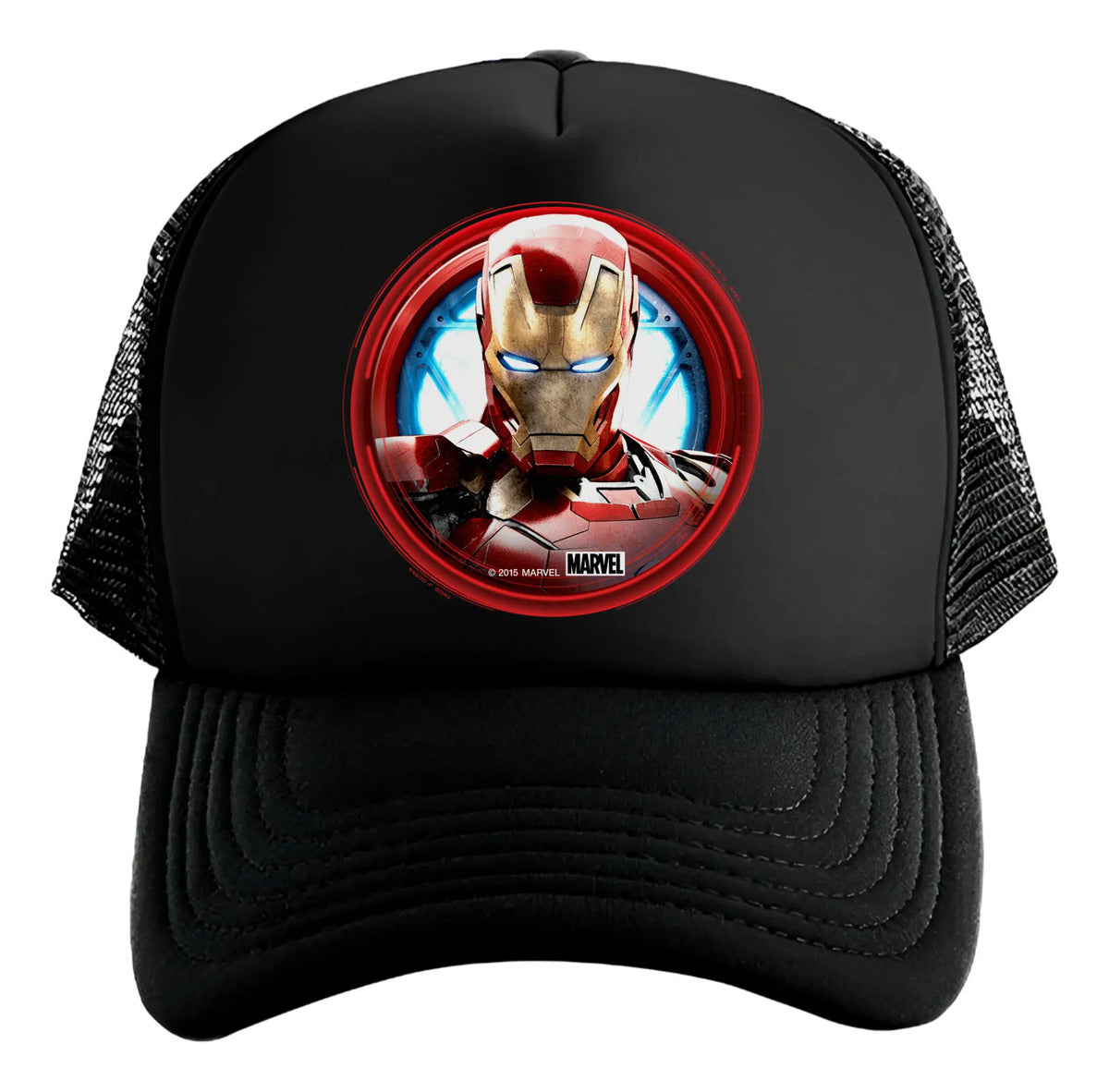 Gorra Iron Man Marvel Cómics Avengers Negro Ajustable Iron