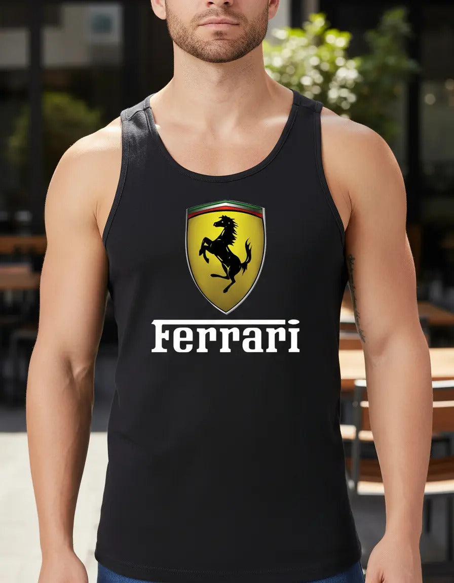 Playera Sin Mangas Ferrari Coche Vehículo Fórmula 1 F1
