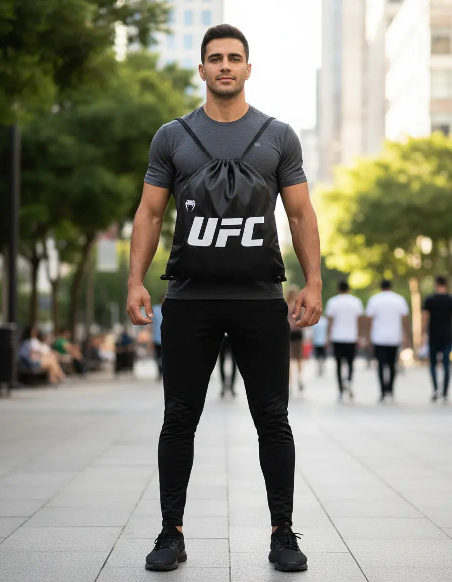 Mochila Ufc Venum Mma Box Muay Thai Kick Boxing Jiu Jitsu Negro Ufc