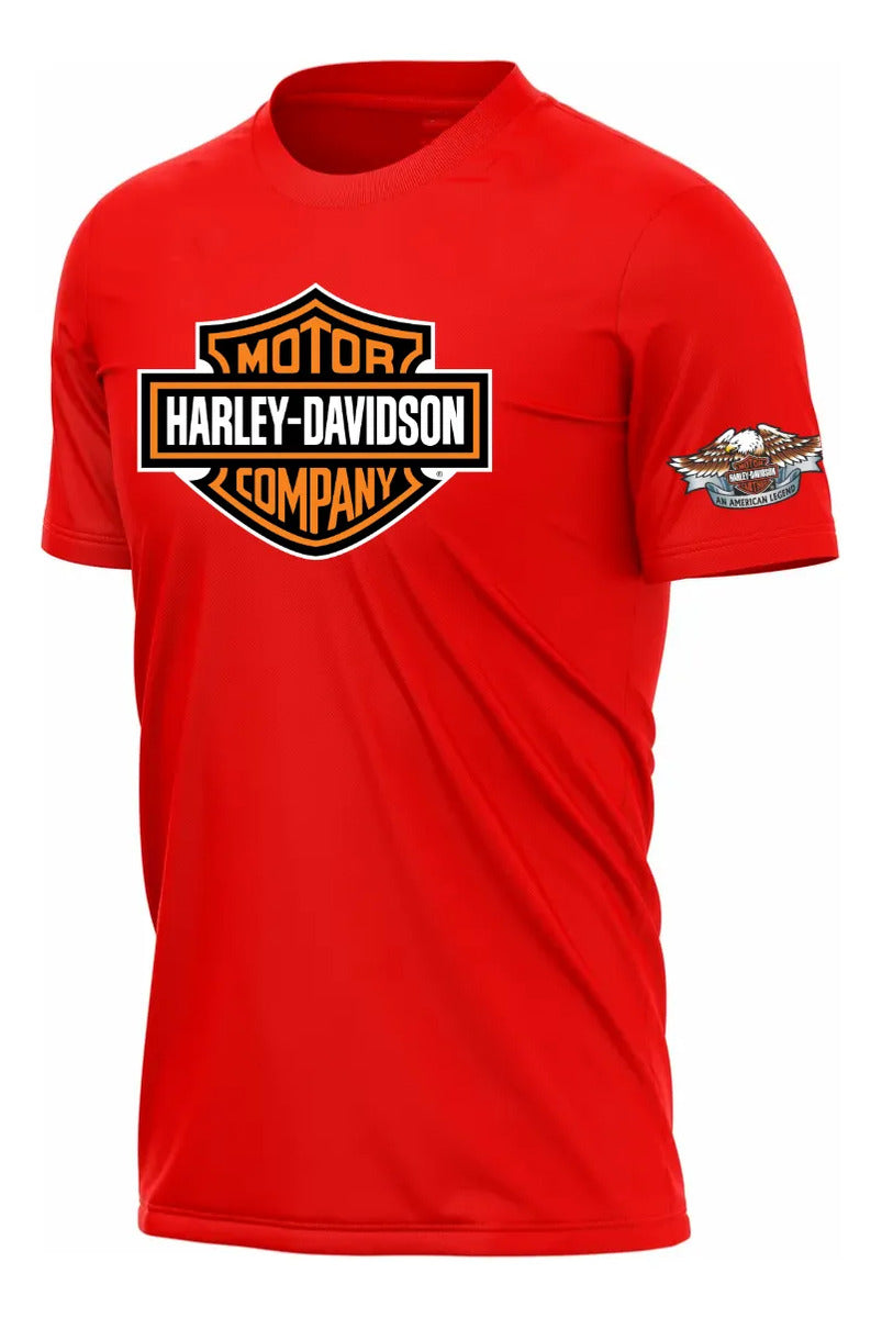 Playera Deportiva Harley Davidson Motos Motociclismo