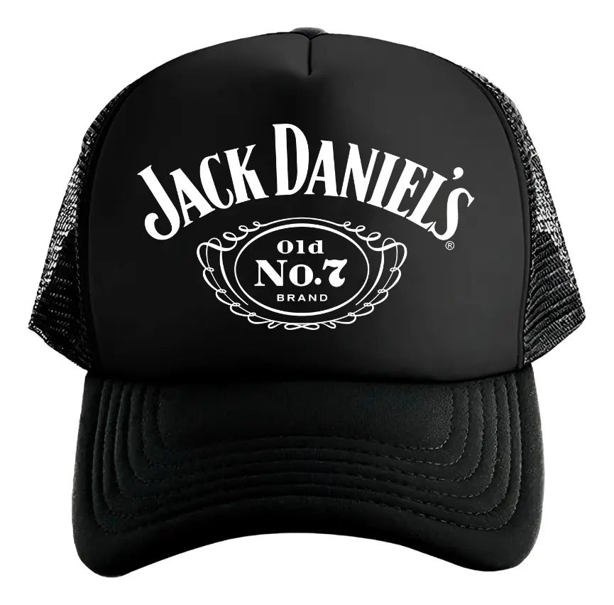 Gorra Jack Daniels Whisky Bebida Negro Ajustable Logo