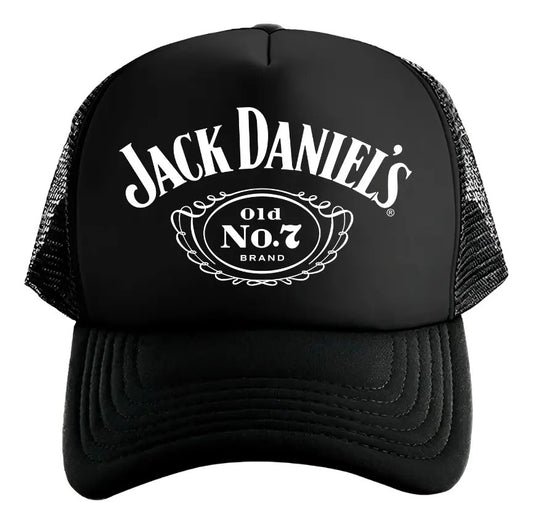 Gorra Jack Daniels Whisky Bebida Negro Ajustable Logo