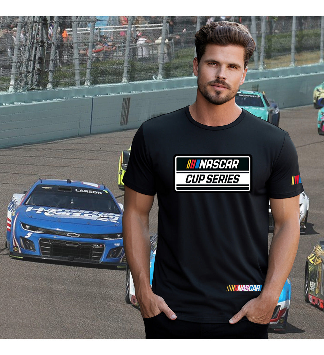 Playera Nascar Coche Vehículo Automovilismo Daniel Suárez