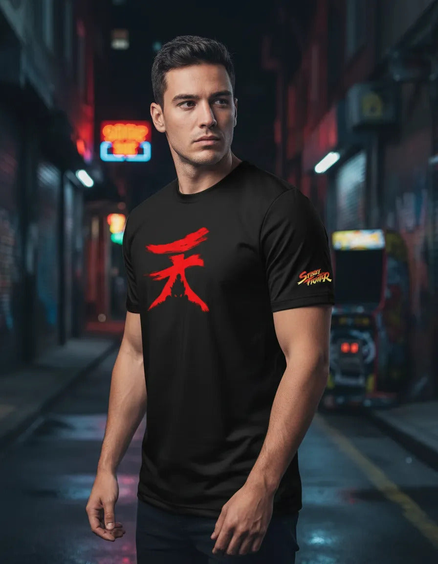 Playera Akuma Street Fighter Videojuegos Ps5 Xbox Pc Gamer
