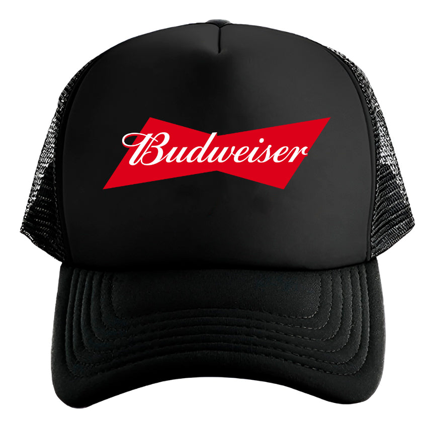 Gorra Trucker Negro Ajustable Budweiser