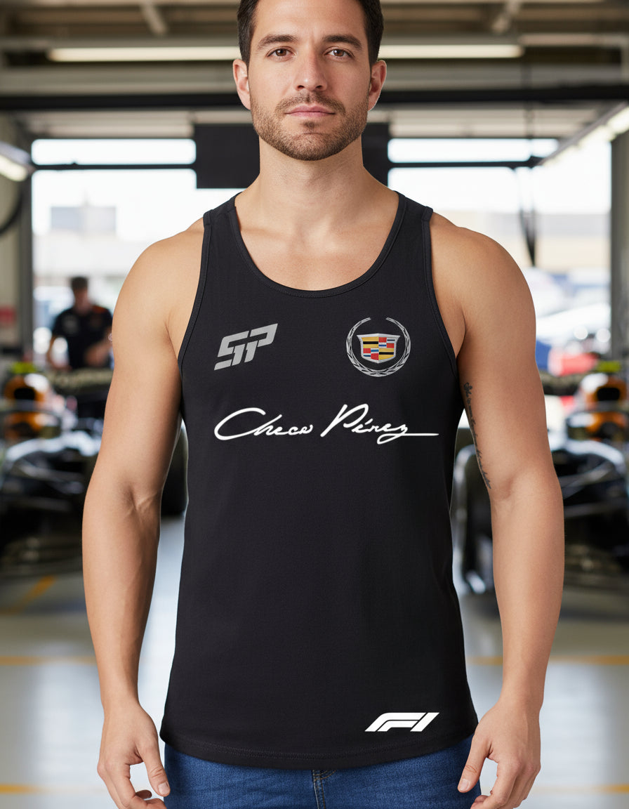 Playera Sin Mangas F1 Cadillac Team Sergio Checo Pérez Pilot