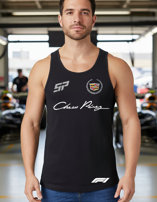 Playera Sin Mangas F1 Cadillac Team Sergio Checo Pérez Pilot