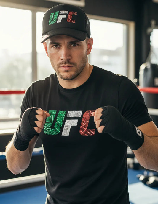 Playera Y Gorra Ufc Ultimate Fighter Championship Mma Box Jj