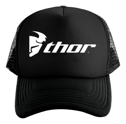 Gorra Thor Motocross Motociclismo Off Road Negro Ajustable Thor