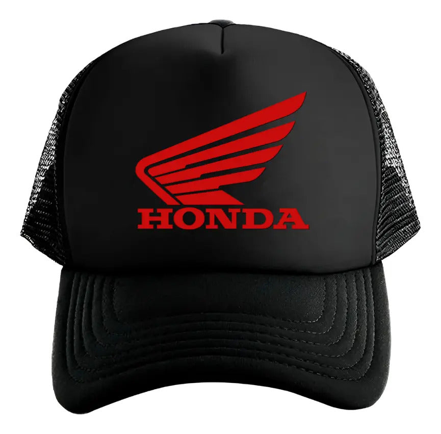 Gorra Honda Moto Motociclismo Piloto Motogp Negro Ajustable Logo