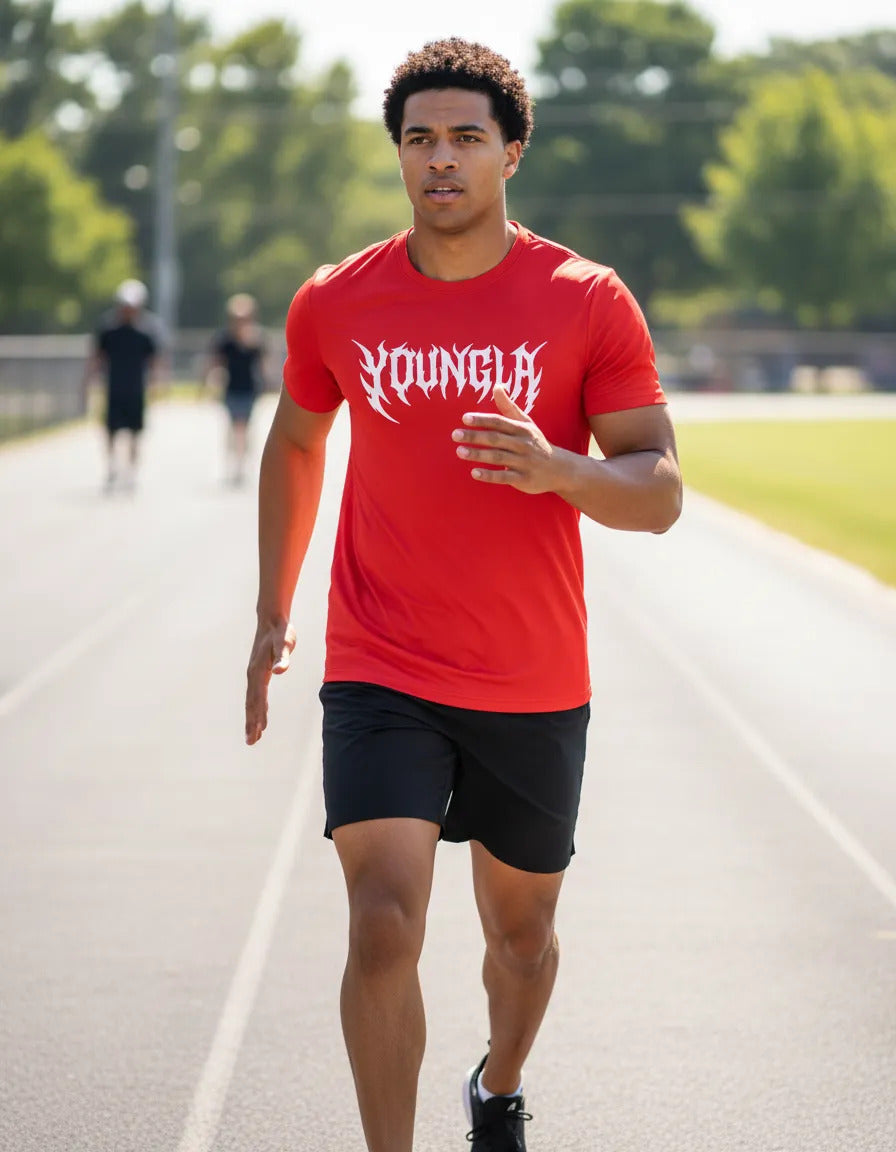 Playera Youngla Entrenamiento Fitness Gym Running Deportes