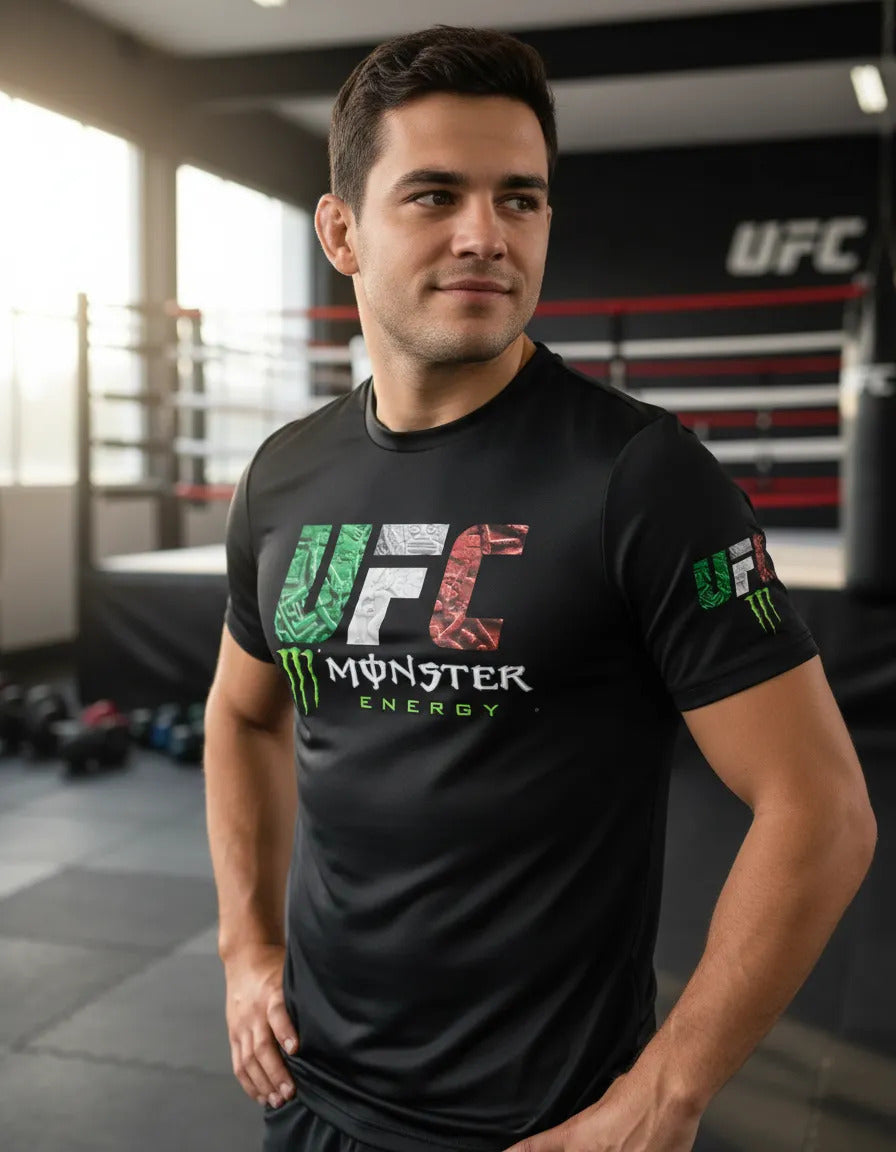 Playera Ufc Monster Energ Mma Box Muay Thai Bjj Kick Boxing