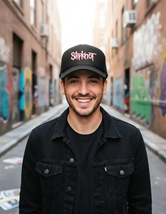 Gorra Slipknot Música Rock Negro Ajustable Slipknot