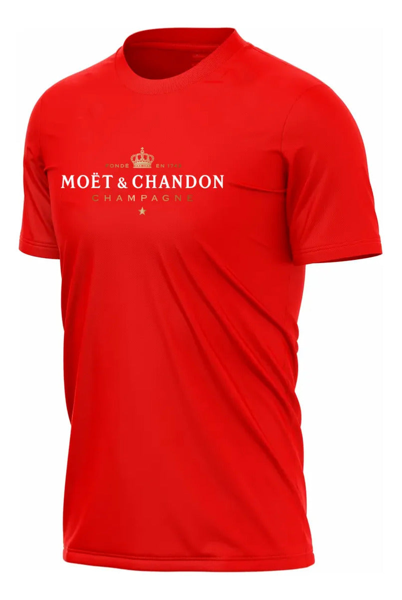 Playera Deportiva Moët & Chandon Champagne Elegante Moda