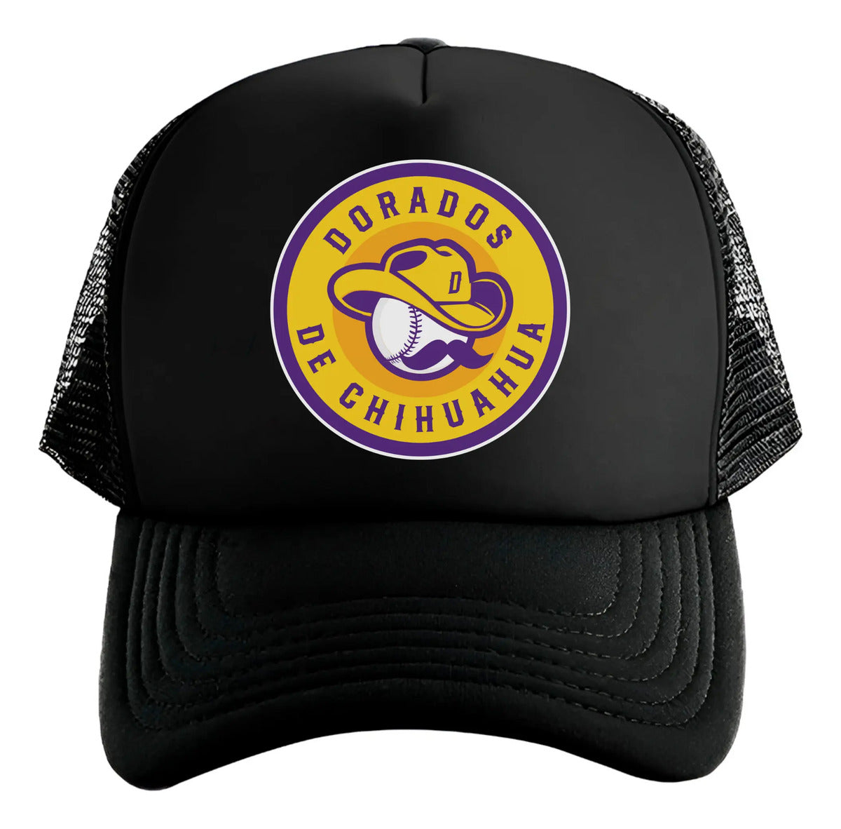 Gorra Dorados Chihuahua Béisbol Lmb México Deportes Negro Ajustable Dorados