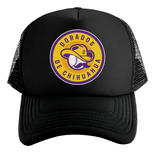 Gorra Dorados Chihuahua Béisbol Lmb México Deportes Negro Ajustable Dorados